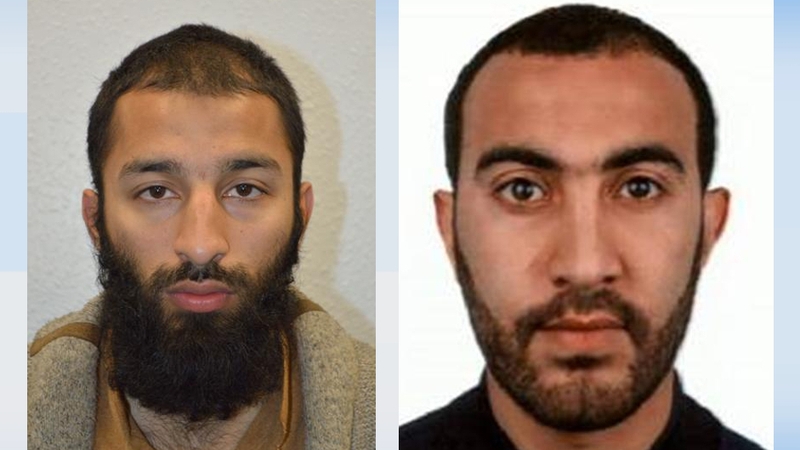 Khuram Shazad Butt (L) and Rachid Redouane have been named by police as being among the attackers