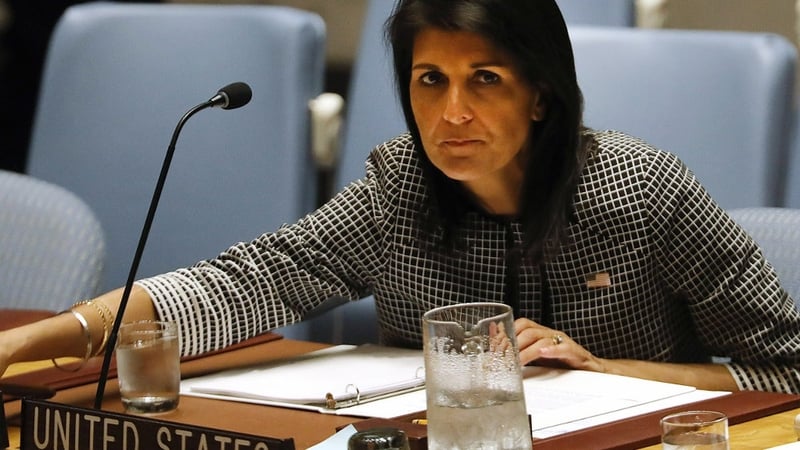 Nikki Haley said the US was looking carefully at its participation on the council