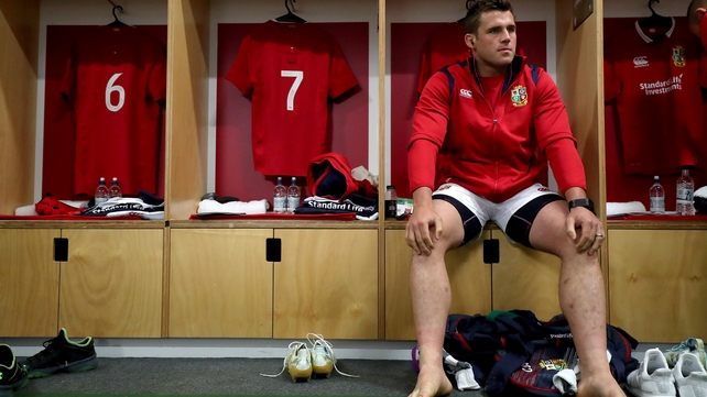 Munster and Ireland back-row CJ Stander gathers his thoughts before making his Lions debut