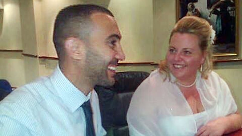 Charisse O'Leary and Rachid Redouane married in Ireland