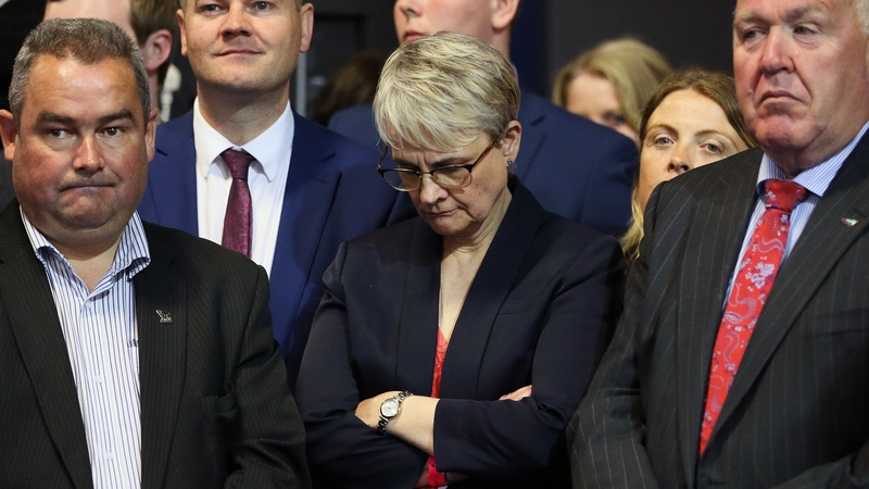 A gloomy Margaret Ritchie after a bad night for her party