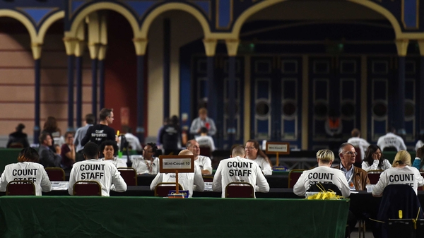 Count staff at Alexandra Palace in London busy at work.