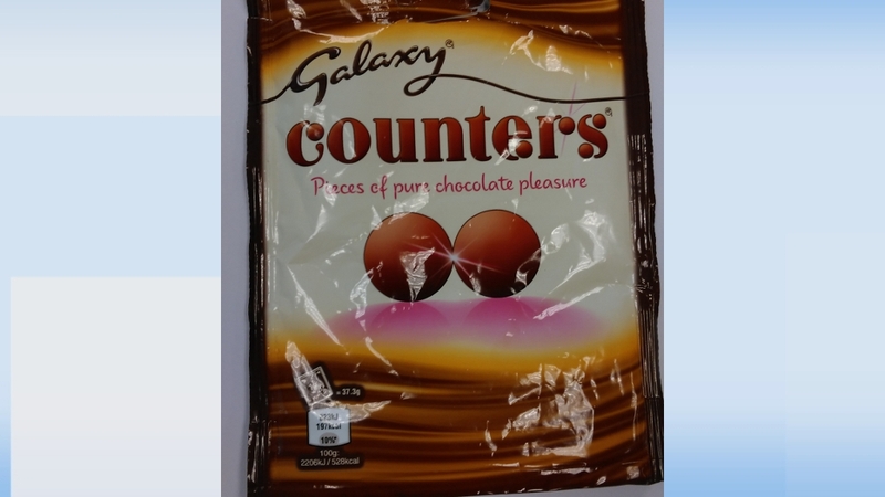 Galaxy bars, Maltesers Teasers and bags of Counters are among the products being recalled