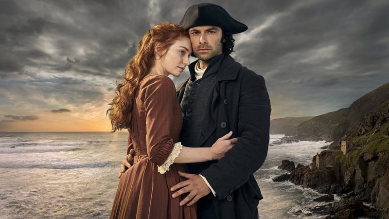 Aidan Turner and his Poldark co-star Eleanor Tomlinson
