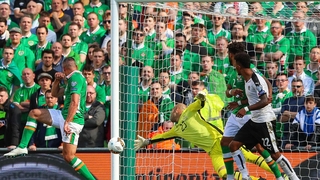 Austria took a first half lead at the Aviva Stadium