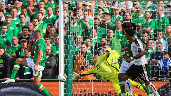 Austria took a first half lead at the Aviva Stadium