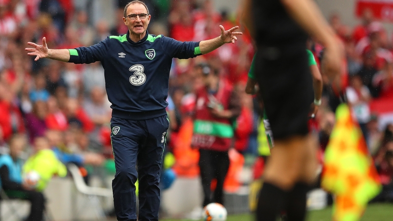 Martin O'Neill shows his displeasure with the match officials