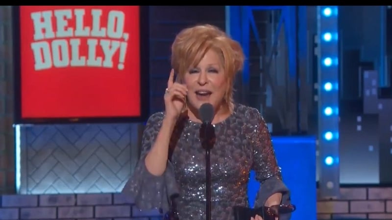 Bette Midler - "Shut that crap off!"