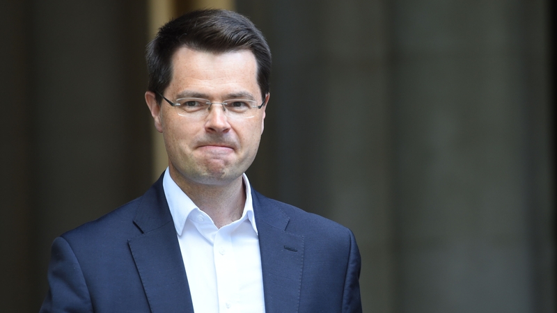 James Brokenshire will update US officials on the UK government's priorities in Northern Ireland
