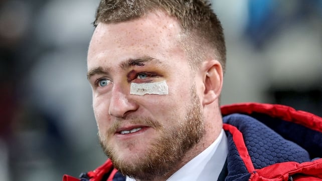 Lions' Stuart Hogg who has been ruled out of the remainder of the tour through injury