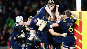 The Highlanders celebrate a famous win