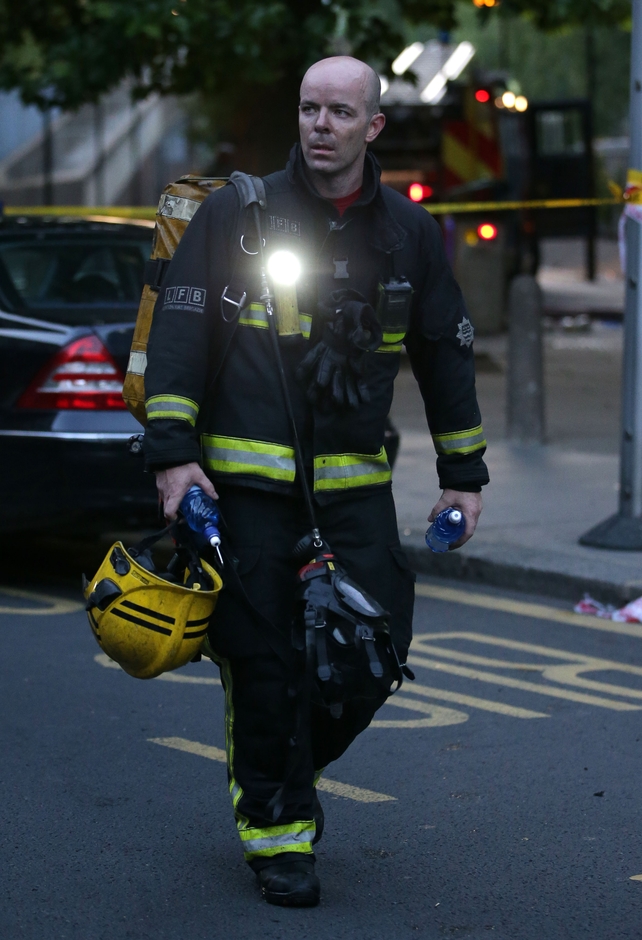 More than 200 fire fighters were called in to tackle the blaze