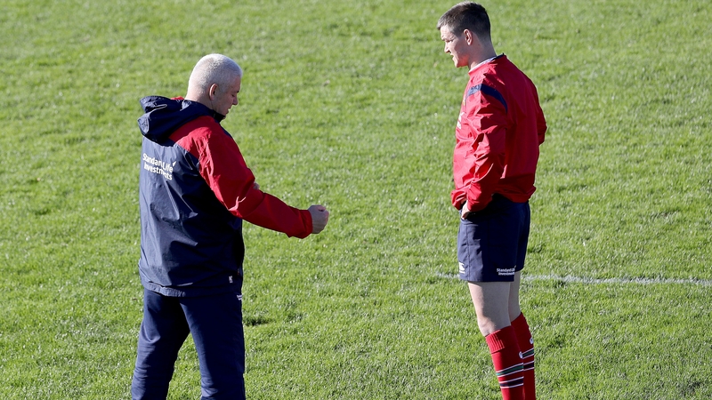 Gatland, left, says Sexton was low on confidence after a difficult start to the tour.