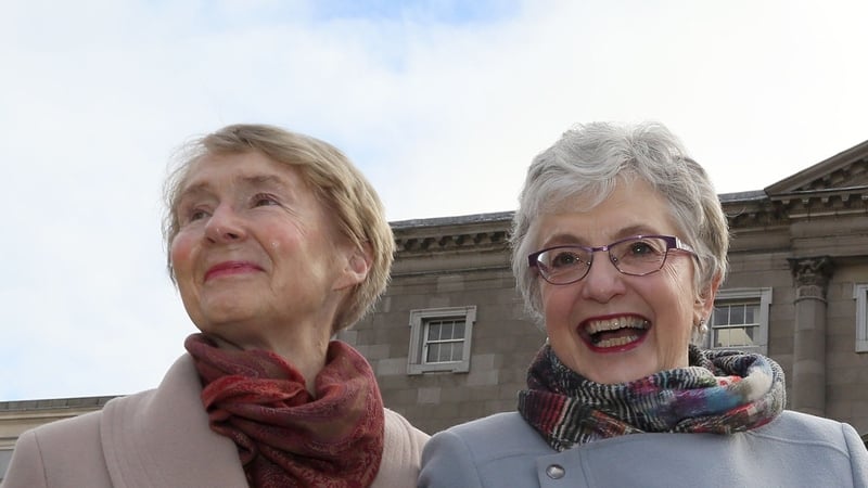Dr Ann Louise Gilligan and Katherine Zappone pictured in March last year