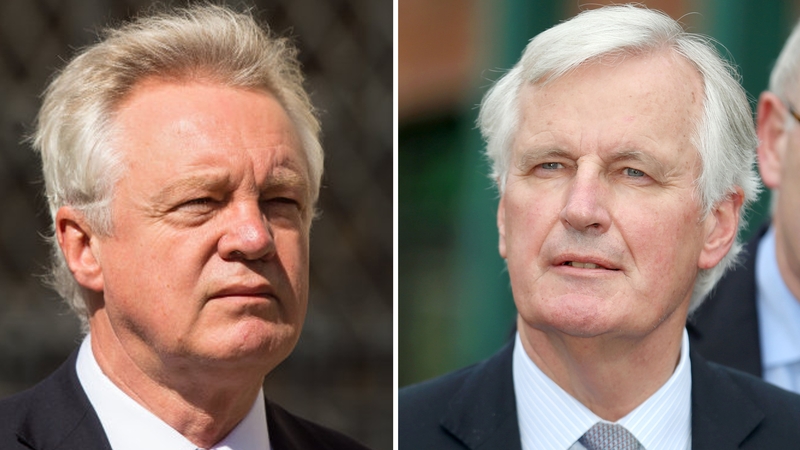 UK Brexit Secretary David Davis and EC chief negotiator Michel Barnier released joint statement