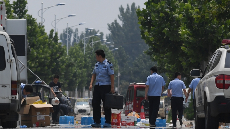 Police have said a 22-year-old school dropout was behind the blast