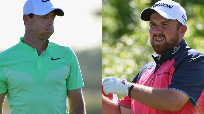 Rory McIlroy and Shane Lowry had vastly different starts at Erin Hills
