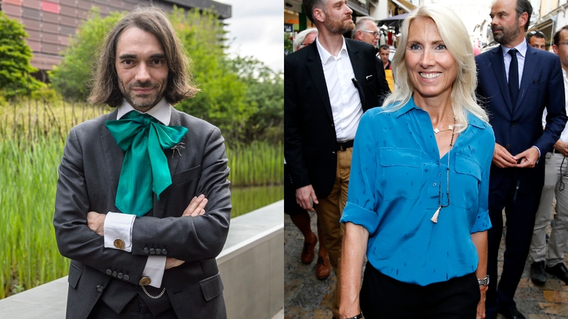 Cravat-wearing mathematician Cédric Villani and retired bullfighter Marie Sara are vying for seats on Sunday