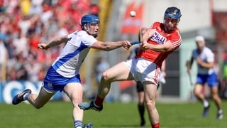 Conor Lehane and Austin Gleeson contest the ball