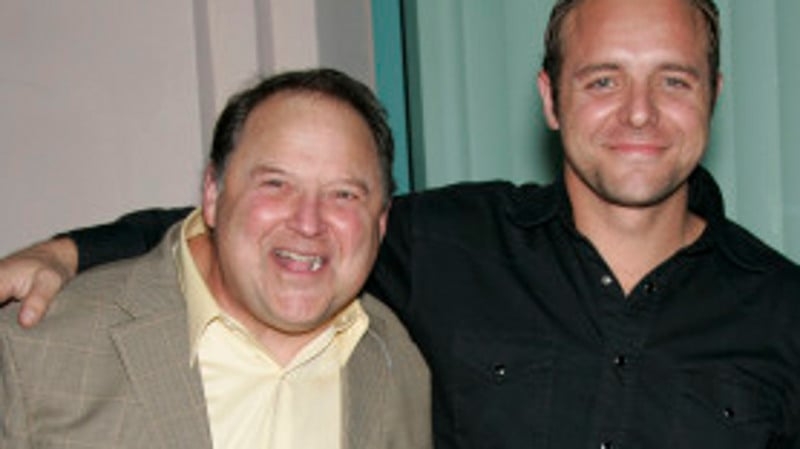 Actor Stephen Furst pictured with son and collaborator Griff Furst.