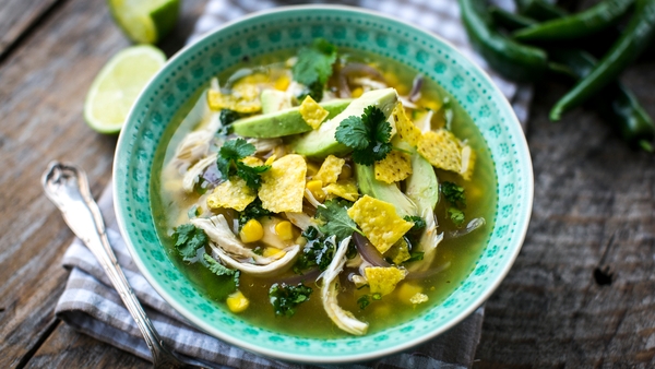 This week on Donal's Meals in Minutes, Donal Skehan dishes up a delicious serving of Mexican Chicken & sweet corn Soup. Tune into RTÉ One at 8:30pm every Tuesday.