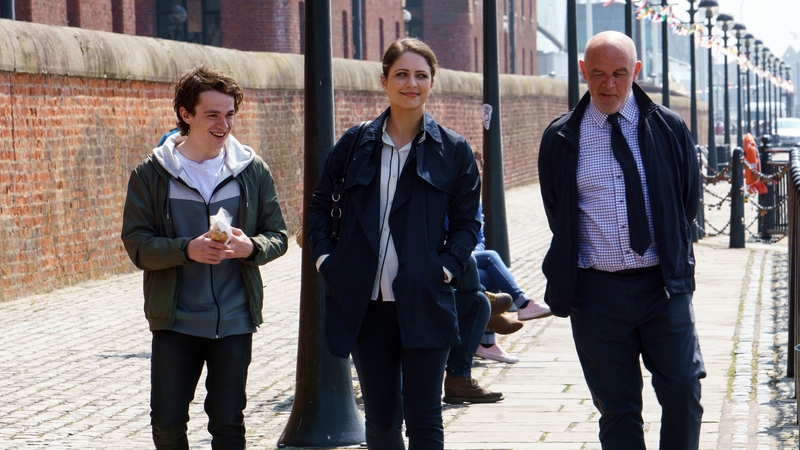 Phelan and Nicola on day trip to Liverpool with Seb