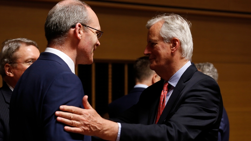 Simon Coveney met Michel Barnier this afternoon