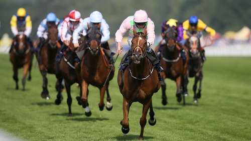 Thomas Hobson winning last year's Ascot Stakes