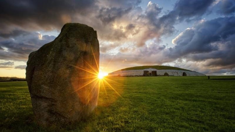 The Summer Solstice at Newgrange, Co Meath. Photo: Kevin Austin