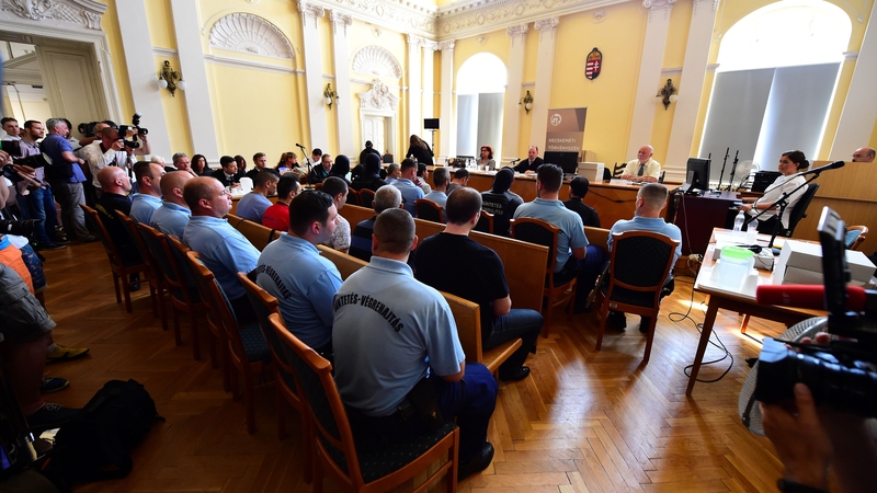 The trial is taking place in Hungary as authorities say that is where the refugees died
