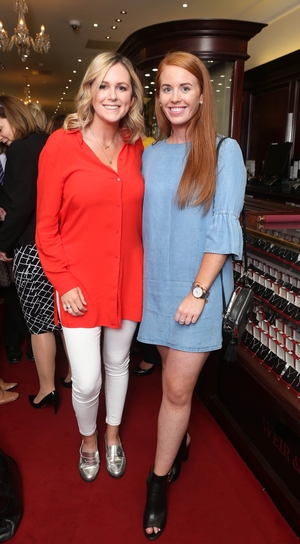 TV Presenter Cassie Stokes & journalist Judith Faherty.