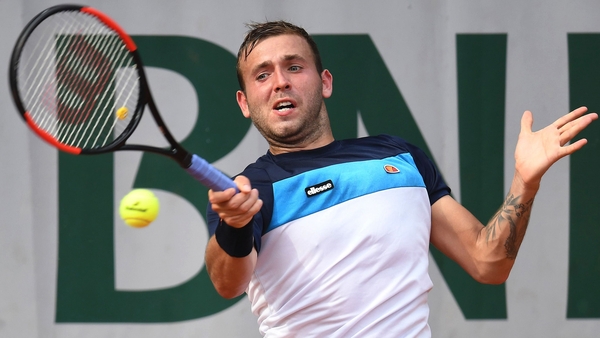 Evans failed a drugs test at the Barcelona Open in April.