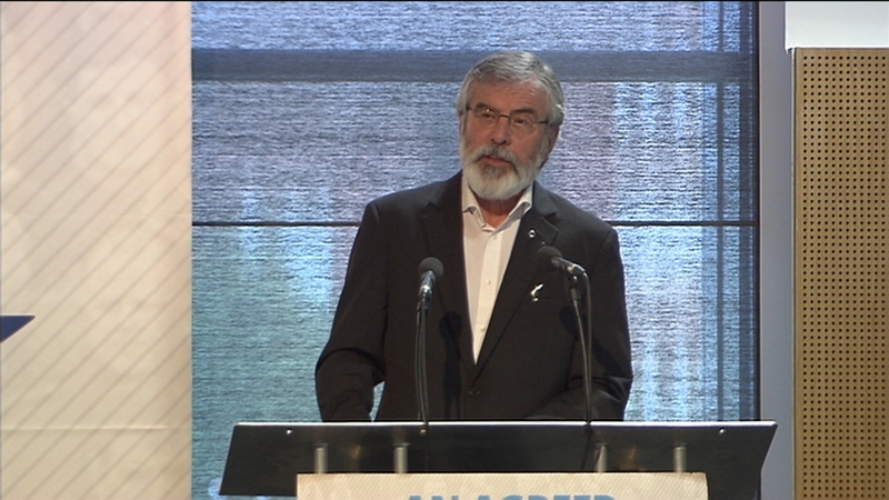 Sinn Féin President Gerry Adams said republicans needed to advance more than just an economic case to end partition