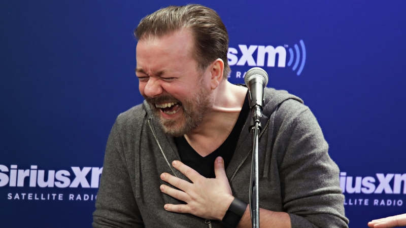 Ricky Gervais hails Dublin gig