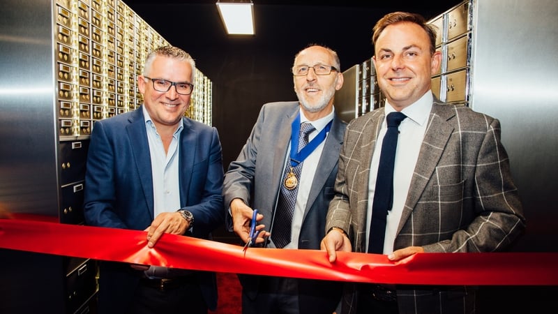 The company's Co-founders Seamus Fahy (L) and David Walsh (R) at Newcastle Vaults