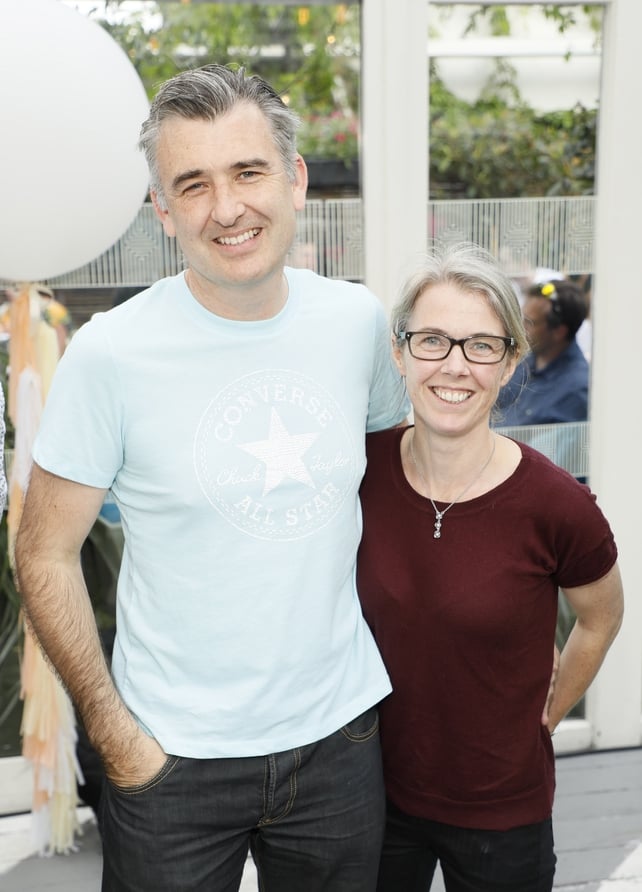 Cillian and Lisa Johnston at Optimise Design's 10th Birthday celebrations.
