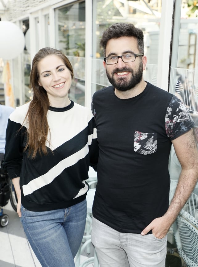 Paula Lyne and Patrick Kavanagh at the Optimise Design 10th Birthday Party.