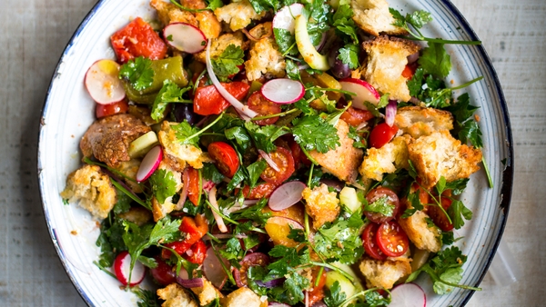 Donal Skehan's 5 Minute Chicken & Bread Salad