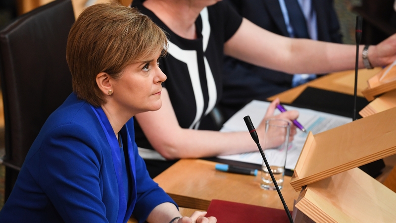 Scottish First Minister Nicola Sturgeon said the timetable was being 'reset'