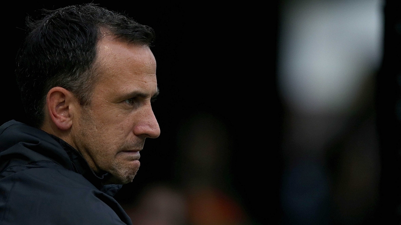 Fenn watches on from the sideline during his spell with Drogheda