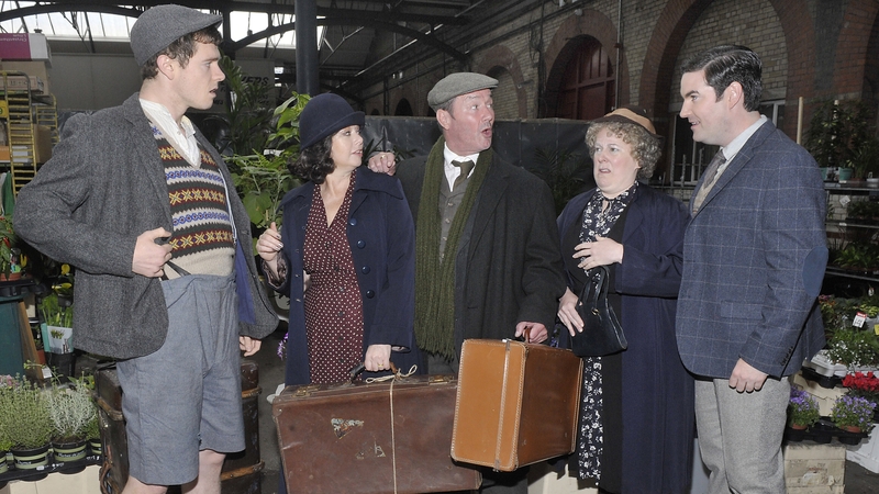 The stars of Angela's Ashes: The Musical