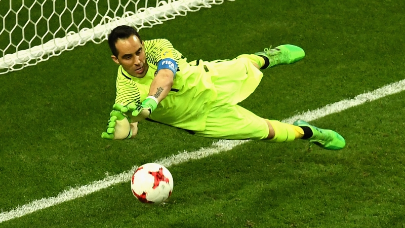 Claudio Bravo saved three penalties to send his side to the final