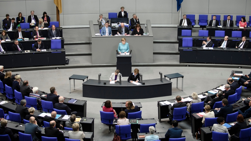 Angela Merkel said there were obvious differences between her and Donald Trump on climate change