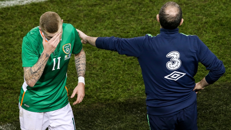 FIFA begun disciplinary proceedings last week into James McClean, left, and Martin O'Neill