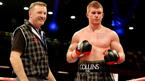 Steve Collins (L) with his son Steve Collins Jnr