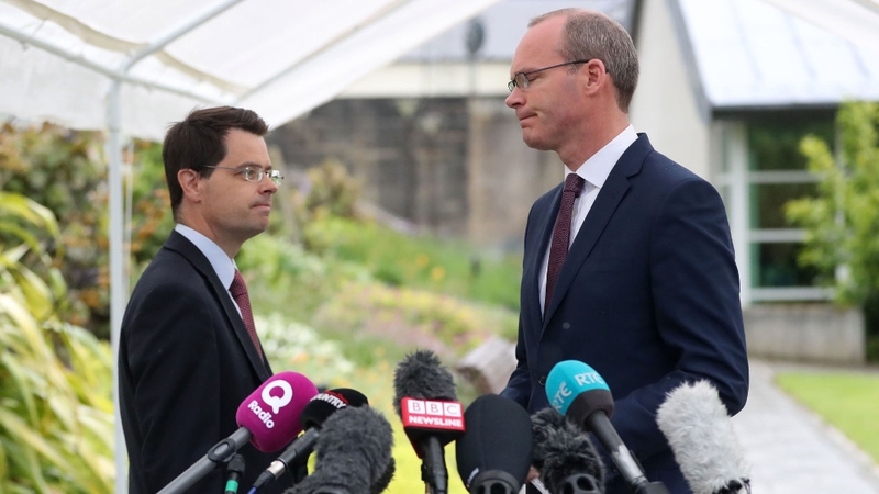 James Brokenshire's meeting with Simon Coveney comes after Britain published Brexit position papers last week