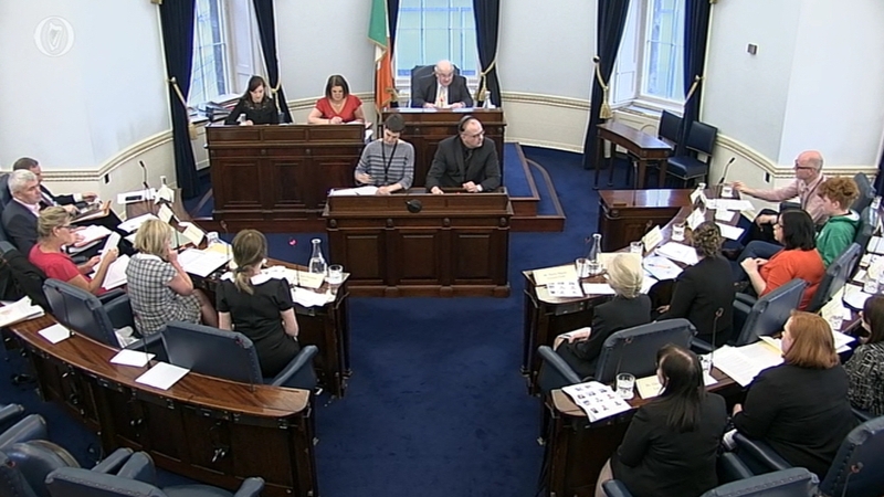 Several parents told their stories before the Upper House