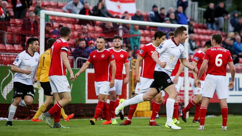 Padraic Cunningham celebrates his equaliser for Galway
