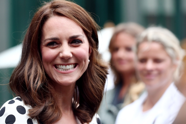 The Duchess of Cambridge visits The All England Lawn Tennis and Croquet Club.