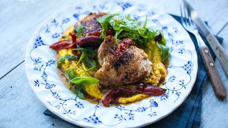 Donal Skehan's Flattened Spiced Chicken Thighs